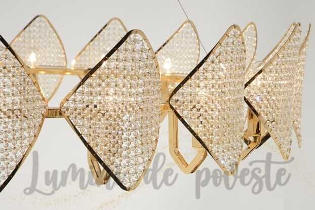 Candelabru Summer Gold 60, 10 surse de iluminare